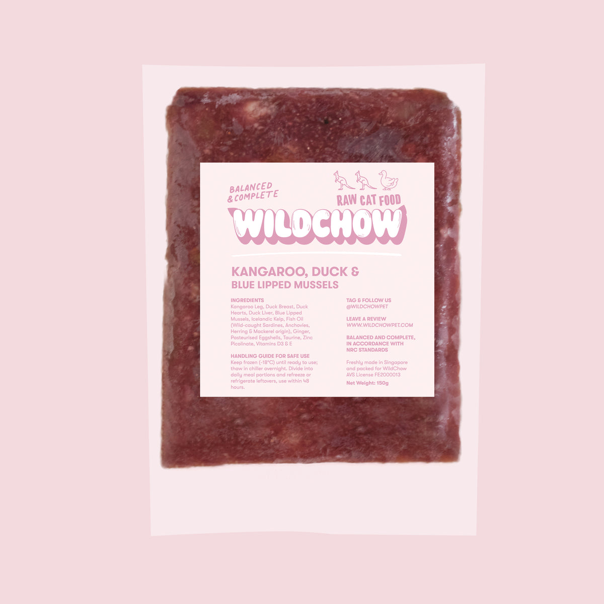 WildChow 生猪鸭肉猫粮