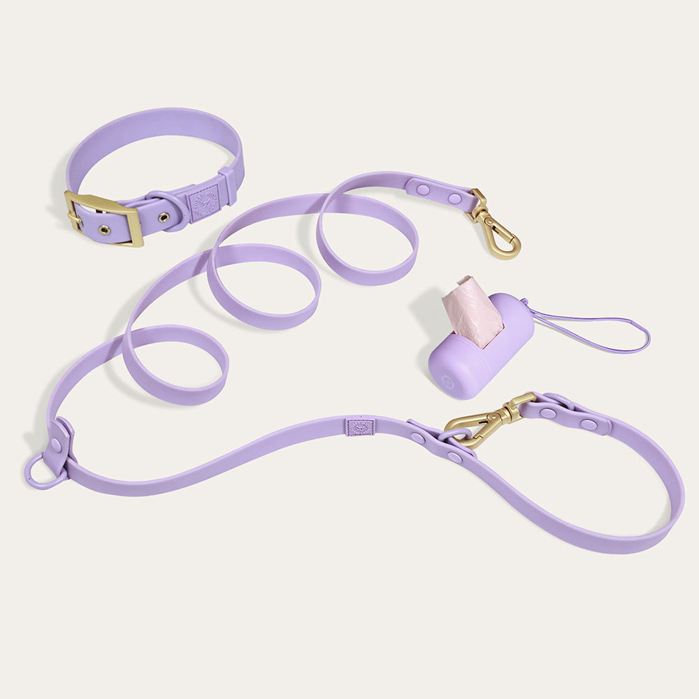 Furry Muse Wander! Multiway Waterproof Leash Lilac