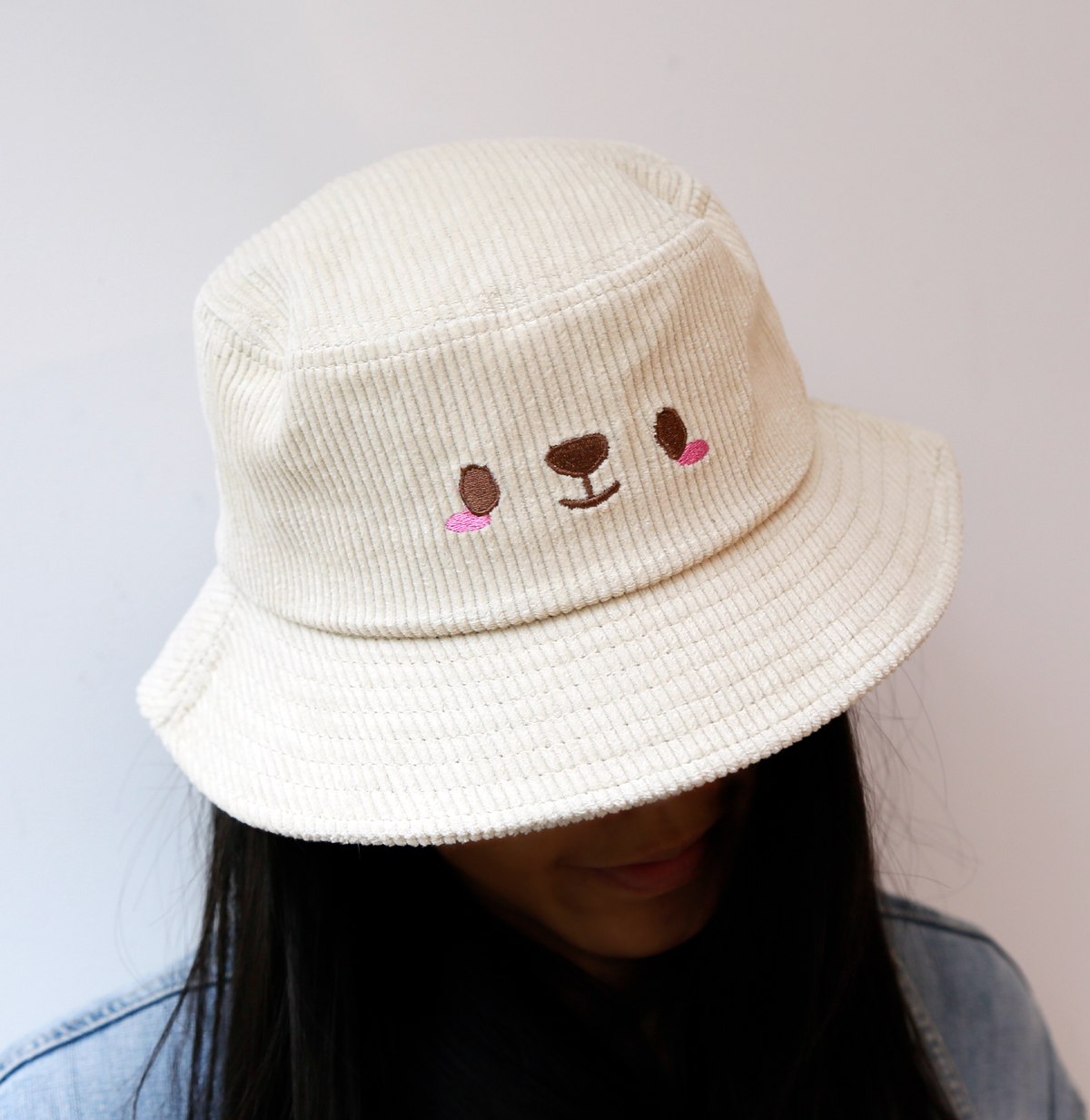 MozoMozo 燕麦 Kuma 渔夫帽