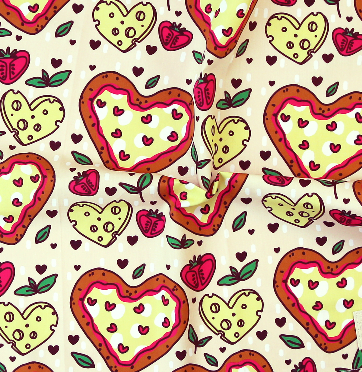 MozoMozo Pizza Heart Bandana