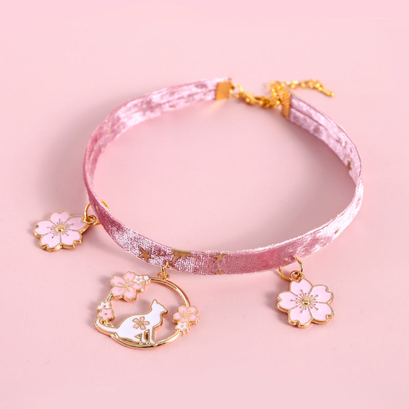 集体樱花项圈
