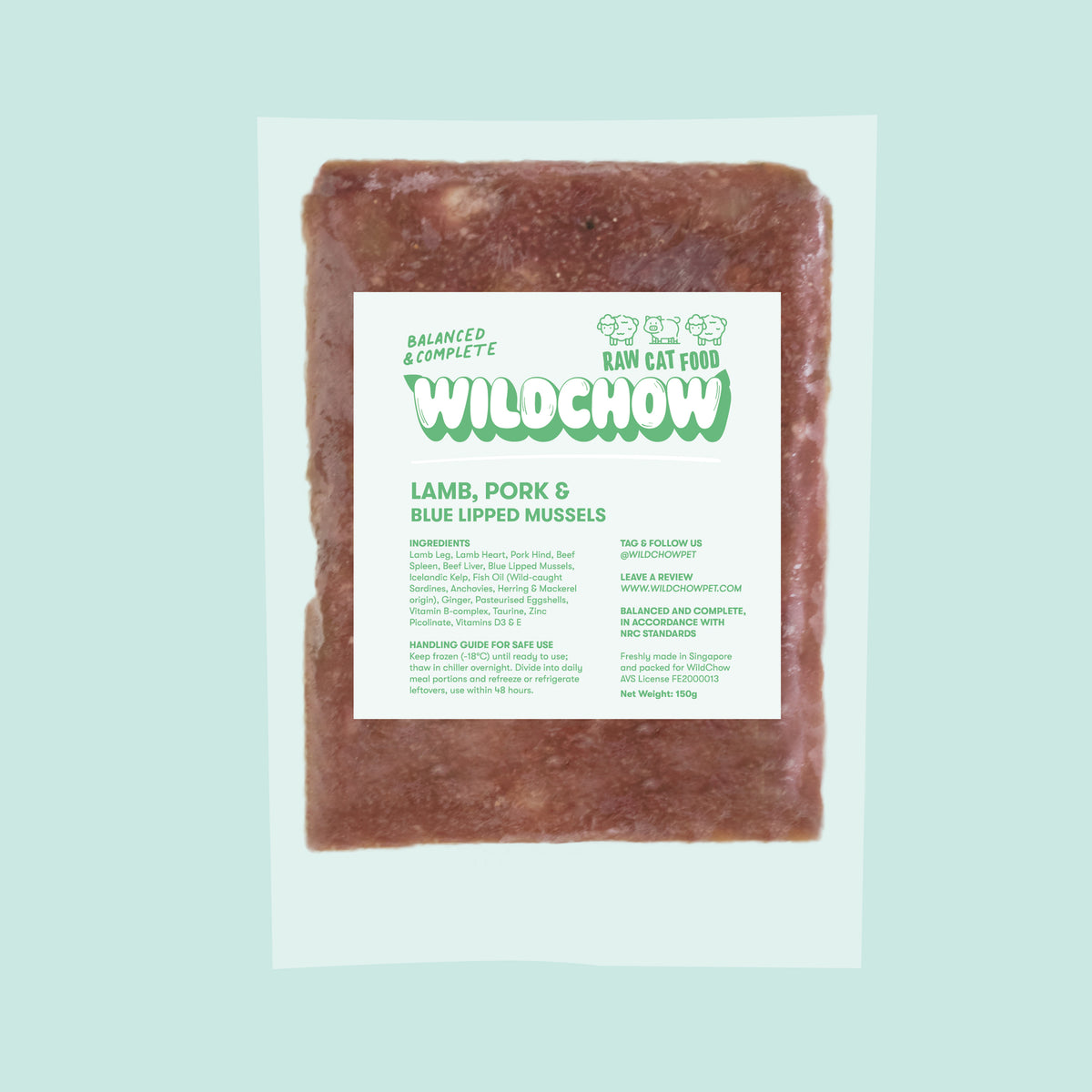 WildChow 羊肉和猪肉生猫粮
