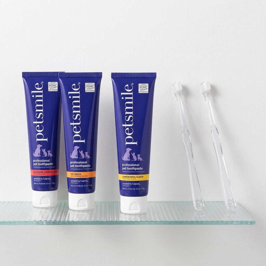 Petsmile宠物牙膏+FreshPaw宠物牙刷套装